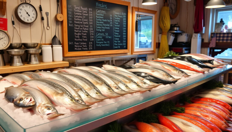 Rainbow Fish Supply Menu & Prices for Greenmeadows & Newtown
